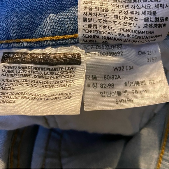 LEVI’S 527 Light Blue Jeans Size 32-Been Hemmed - Picture 10 of 10